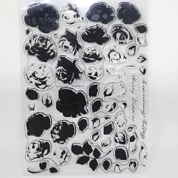 Altenew 'Vintage Roses' layered stamp set - Picture 1 of 4